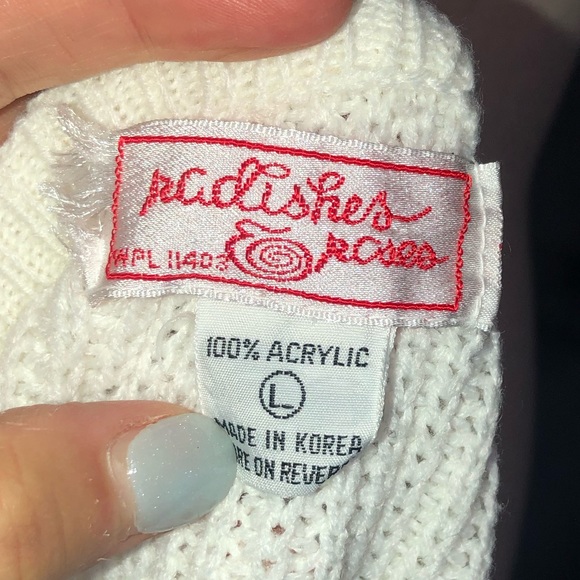 VINTAGE | RADISHES & ROSES | SLEEVELESS SWEATER - Picture 5 of 5